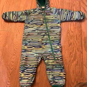 Patagonia Kids Jacket - Green and Blue Pattern